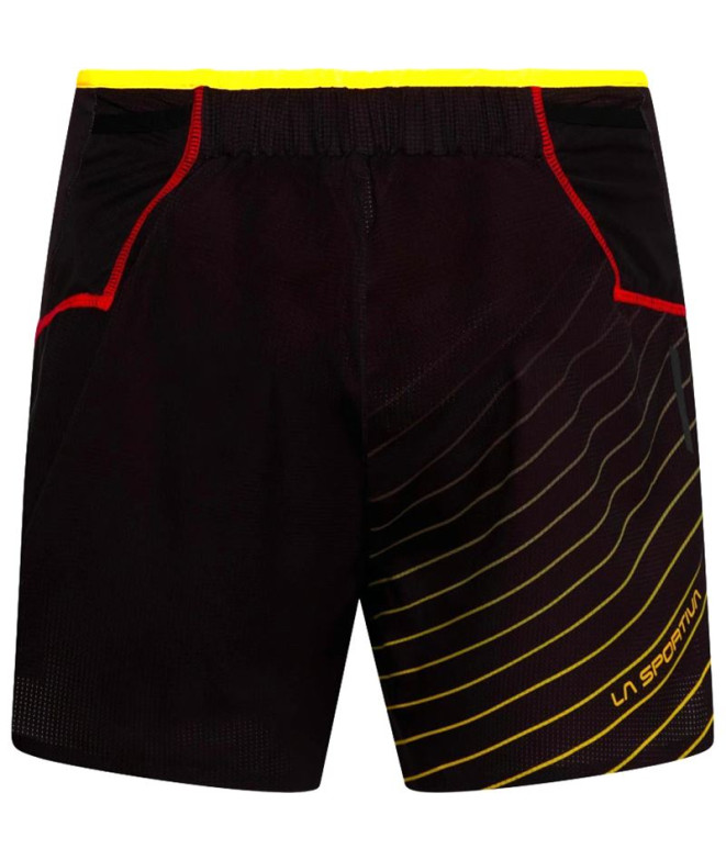 Calça Trail Homem De La Sportiva Freccia Preto/Amarelo