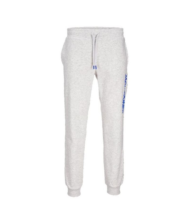 Pantalones Jack & Jones Jpstgordon Jjalvis Sweat Pants Naf Hombre White Melange