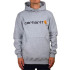 Moletom Carhartt Signature Logo  Homem Cinza