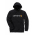 Moletom Carhartt Signature Logo  Homem Preto