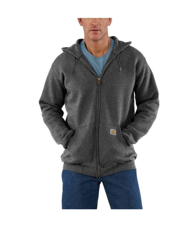 Sudadera Carhartt Zip Hooded  Hombre Carbon
