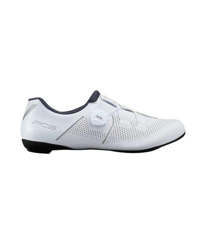 Zapatillas de Ciclismo Shimano Bicycle Sh-Rc302 Hombre Blanco