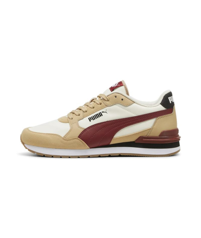 Zapatillas Casual Puma St Runner V4 Nl Duna de arena/Roja intensa/Nieve alpina