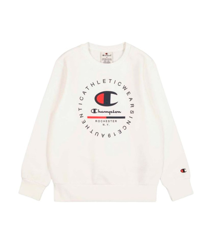 Sweat Champion Homme Col ras du cou Blanc