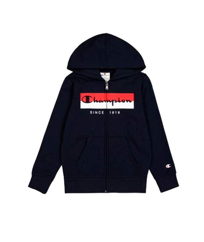 Sweat Champion Homme Hooded Full Zip Blue