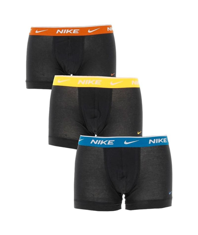 Calzoncillos Nike Trunk 3Pk Hombre Negro/Silver