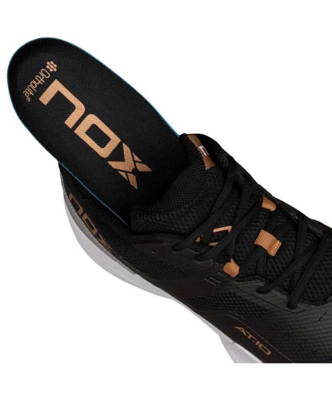 Sapatilhas Nox Homem AT10 Pro Preto/Dourado