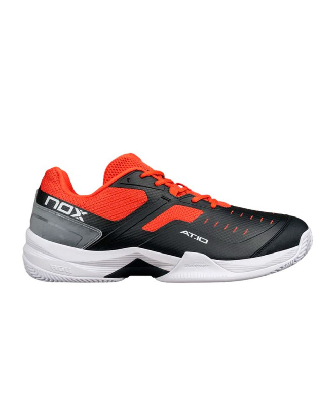 Zapatillas Nox AT10 Pro Hombre Negro/Rojo