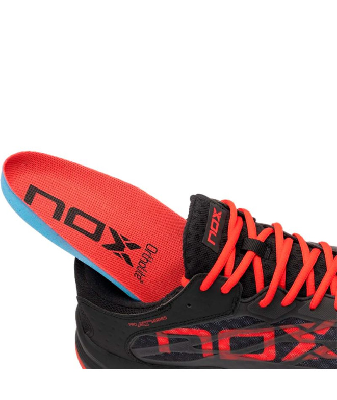 Chaussures pádel Nox de At10 Lux Noir Rouge