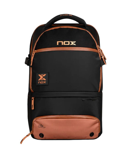 Mochila Nox Luxury Série aberta Preto/Castanho Mochila Nox Luxury Série aberta Preto/Castanho