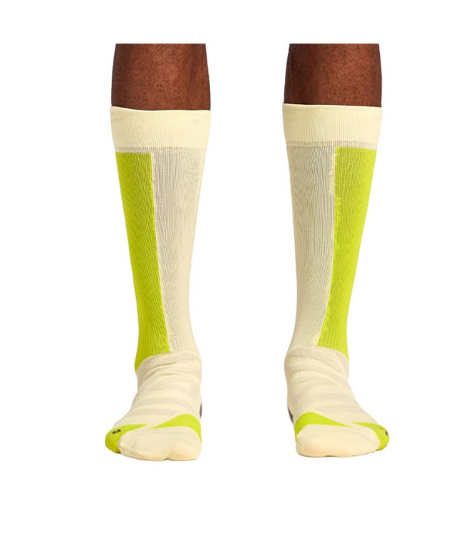 Meias Running Homem por On Performance High Sock Seedling | Kiwi