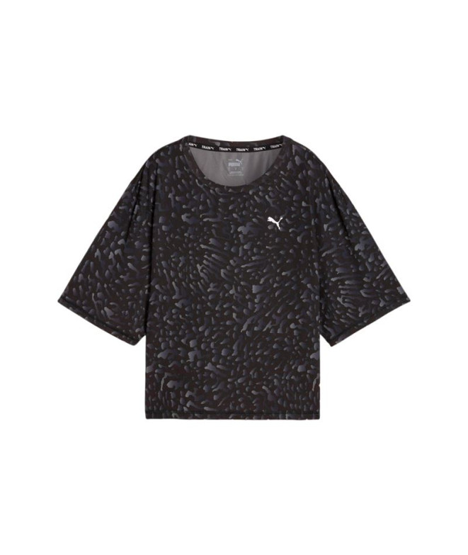 Camiseta de Fitness Puma Train Favorite Aop Crop Mujer