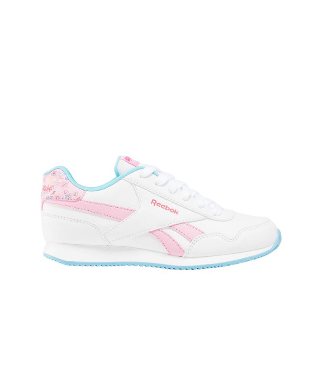 Zapatillas Reebok Royal Cl Jog 3.0 Infantil Blanco Rosa