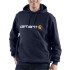 Moletom Carhartt Logo Assinatura Homem Novo Azul