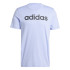 Camiseta adidas Homem Essentials Single Jersey Linear Embroidered Logo Azul