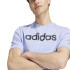 Camiseta adidas Homem Essentials Single Jersey Linear Embroidered Logo Azul