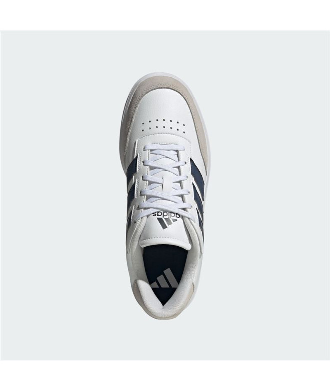 Chaussures adidas Homme Courtblock Blanc/Marine