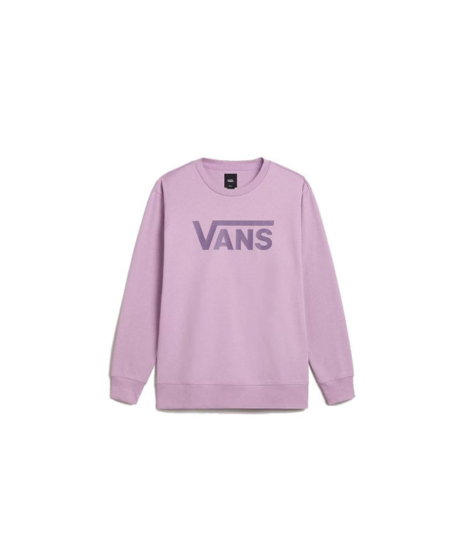 Sweat Vans Drop V Logo Bff Crew Lavender Mist Femme