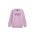 Moletom Vans Drop V Logo Bff Crew Névoa de lavanda Mulher