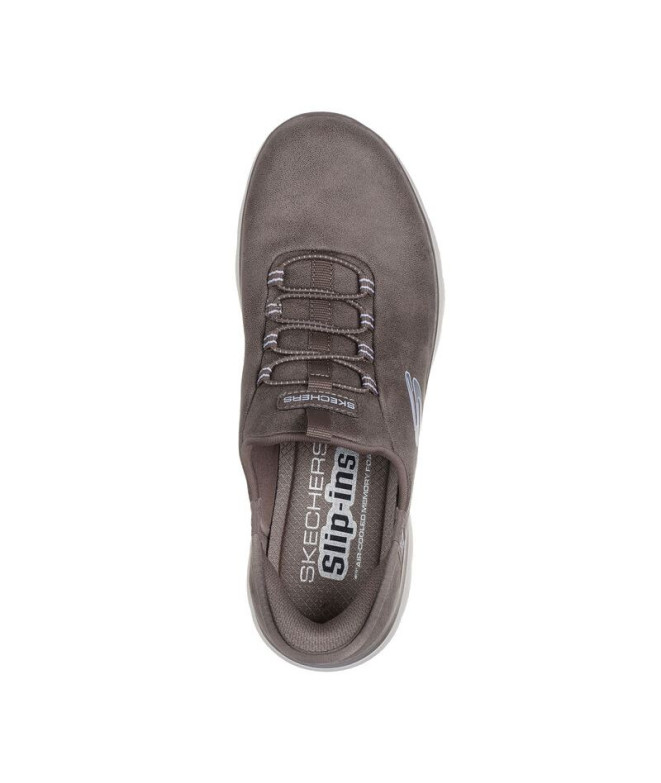 Sapatilhas Skechers Slip-Ins Summits Castanho...