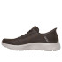Chaussures Skechers Slip-Ins Go Walk Flex Marron Textile Homme