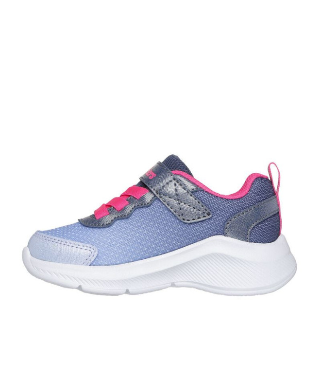 Chaussures Skechers Sole Swifters Bleu/Rose Fille