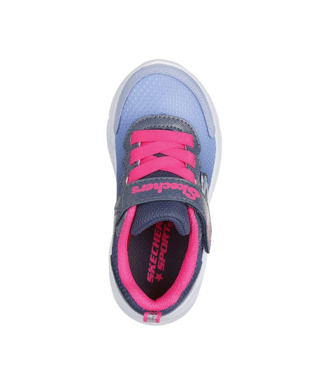 Sapatilhas Skechers Sole Swifters Azul/Rosa Menina
