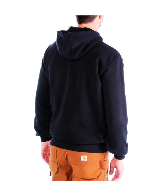 Sudadera Carhartt Signature Logo  Hombre Negro
