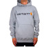 Moletom Carhartt Signature Logo  Homem Cinza