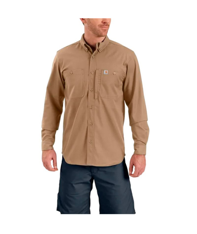 Camiseta Carhartt Rugged Prof  Homem Caqui