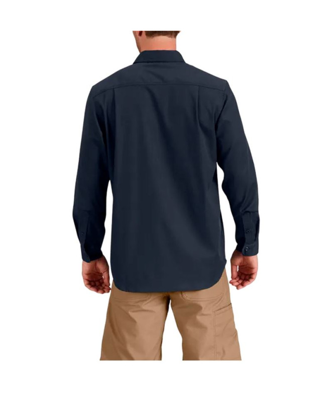 Camisa Carhartt Rugged Prof  Homem Azul