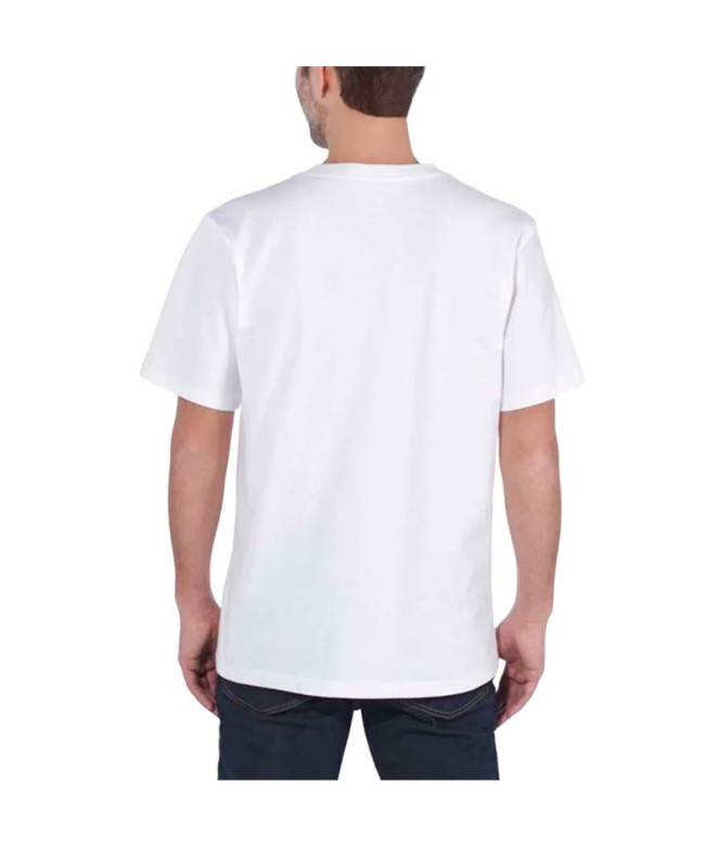T-shirt Carhartt K87 Pocket Homme Blanc