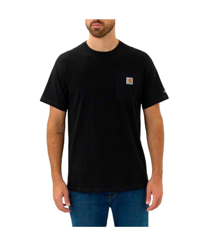 T-shirt Carhartt Force Flex Pocket Homme Noir