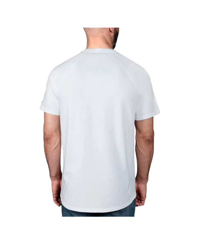 Camiseta Carhartt Force Flex Pocket Homem Branco