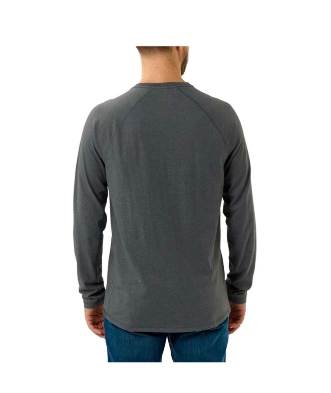 Camiseta Carhartt Force Flex Pocket Homem Carbon