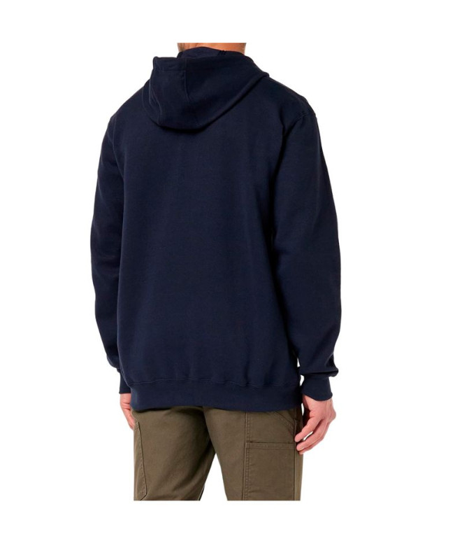Sweat Carhartt Zip Hooded  Homme New Bleu