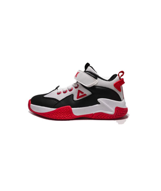 Zapatillas De Baloncesto Peak Game 2 Infantil Negro/Rojo