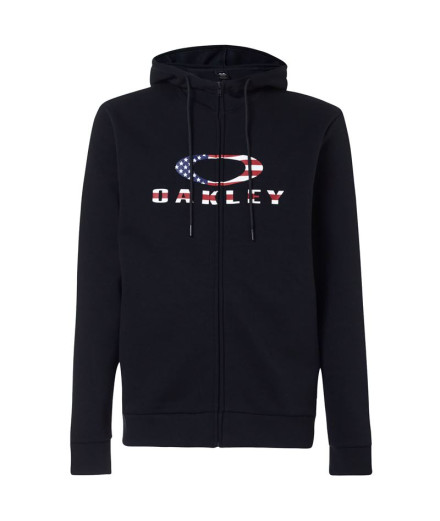 Chaqueta Oakley Bark Fz Hoodie 2.0 Hombre Negro