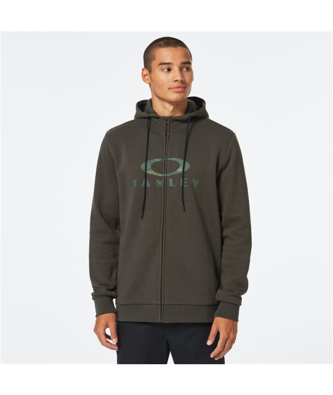 Veste Homme Oakley Bark Fz Hoodie 2.0 Vert