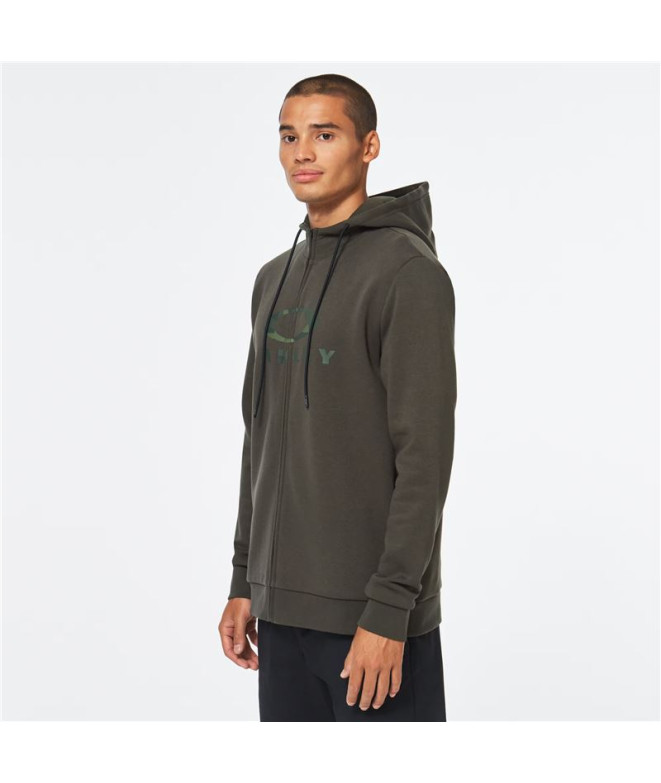 Veste Homme Oakley Bark Fz Hoodie 2.0 Vert