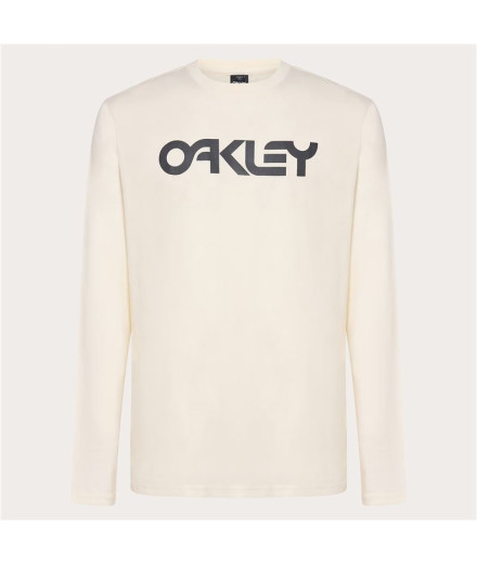 Camiseta Homem Oakley Mark II L/S 2.0 Branco