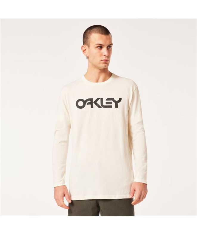 Camiseta Homem Oakley Mark II L/S 2.0 Branco