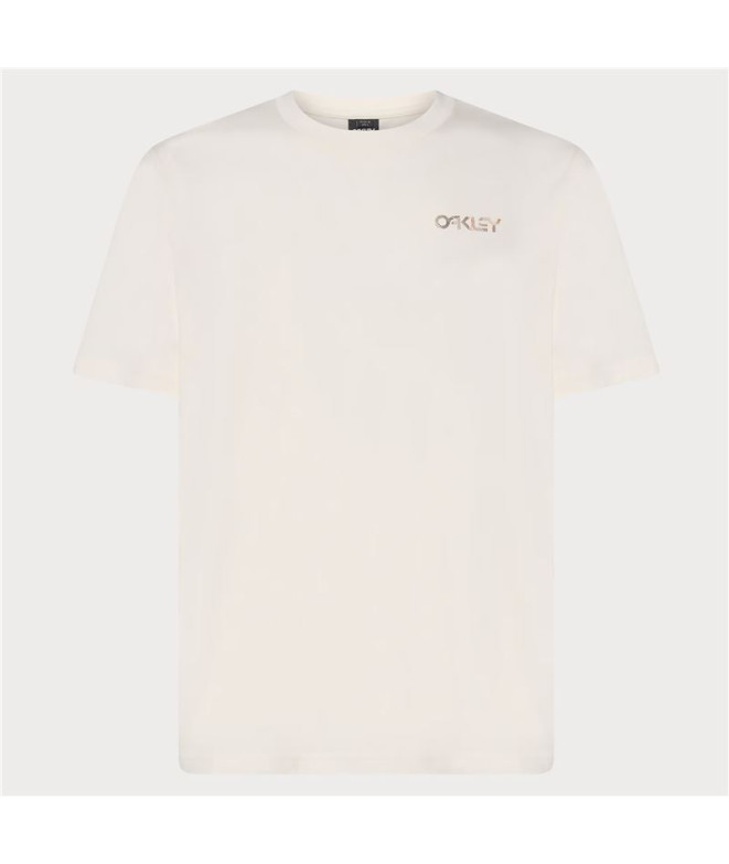Camiseta Oakley Fingerprint B1B Hombre Blanco