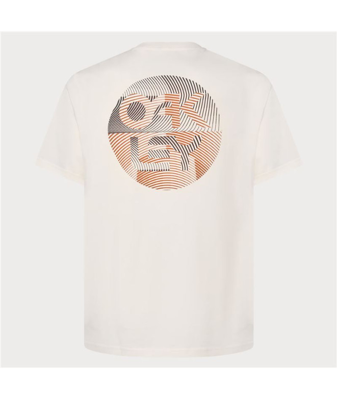 T-shirt Homme Oakley Fingerprint B1B Blanc