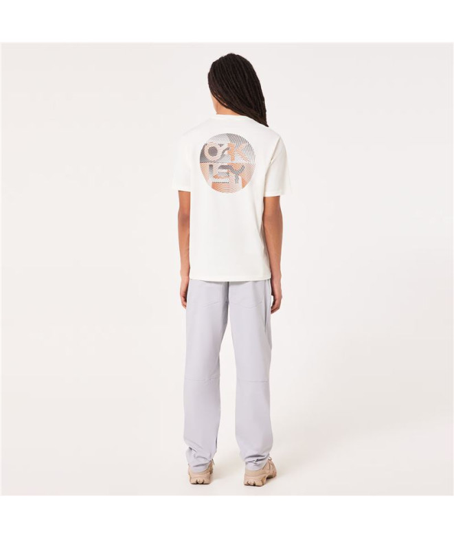 T-shirt Homme Oakley Fingerprint B1B Blanc
