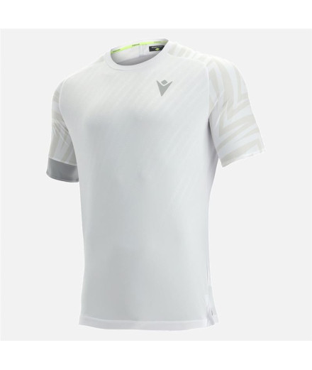 Camiseta Pádel de Macron Prime Cb Pablo Deep White/Silver...
