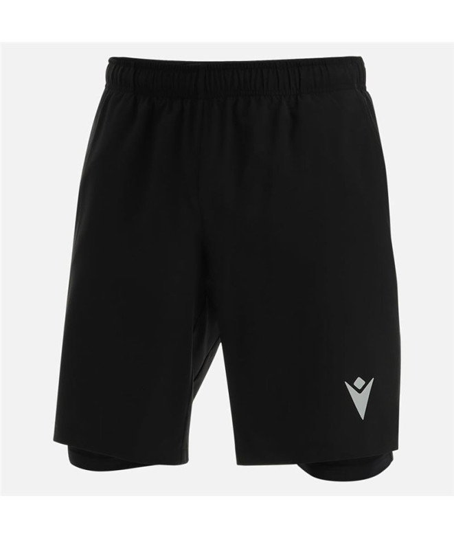 Pantalón de Pádel Macron Cb Matias Double Negro Hombre
