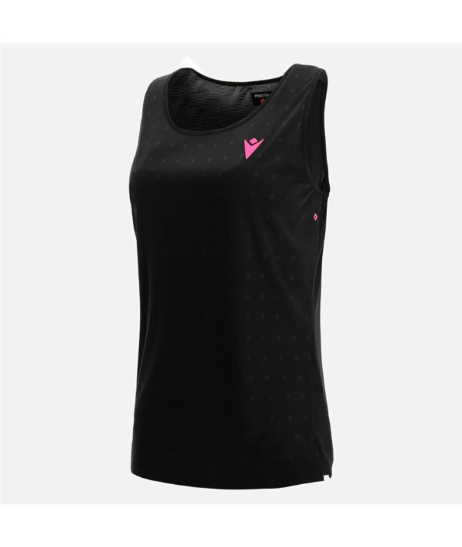 Camiseta de Pádel Macron Start Cb Lucia Singlet Negro Mujer