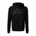 Sudadera Kappa Zaiver Korporate Black Black Greyish Hombre