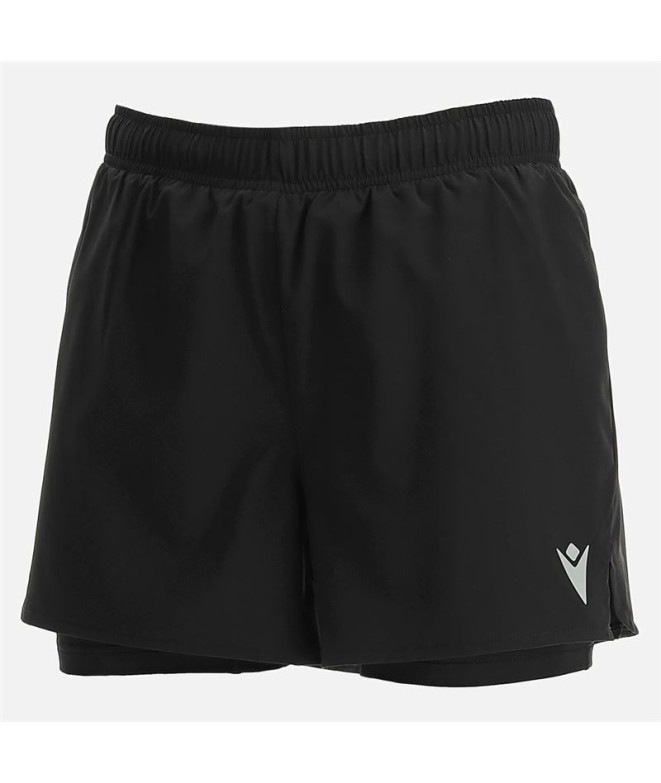 Pantalón de Pádel Macron Cb Carolina Negro Mujer